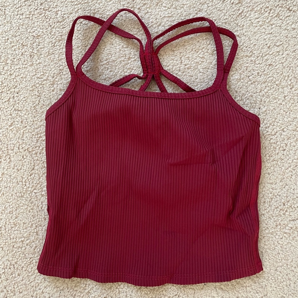 Carbon38 Ribbed Cami Bra